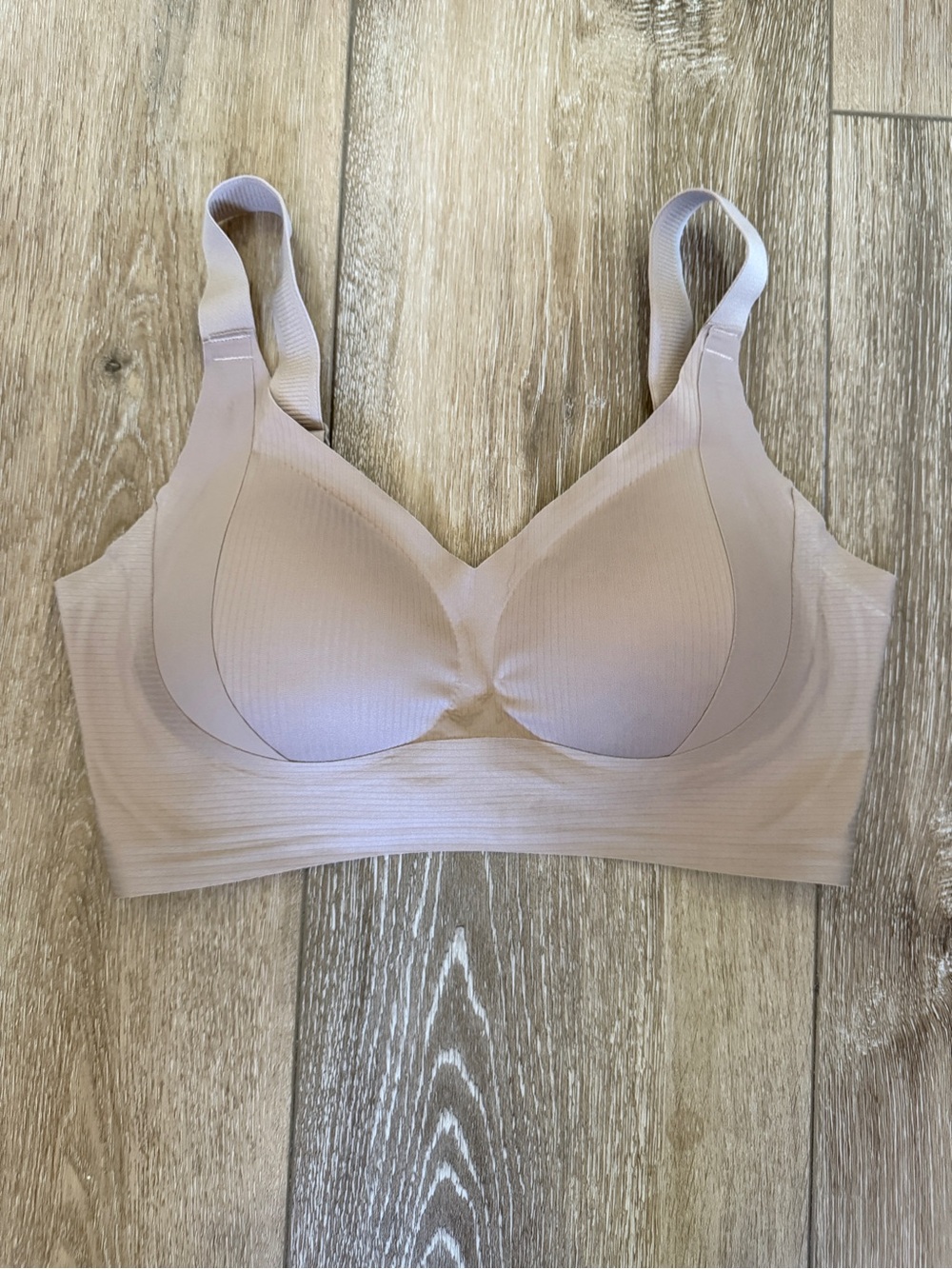 Seamless Light Nude Wireless Comfort Bra